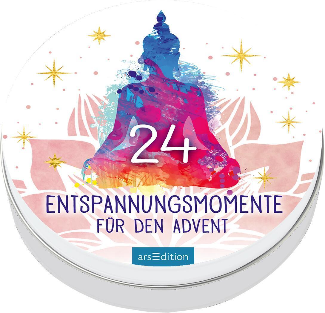 Cover: 9783845842363 | Adventskalender in der Dose. 24 Entspannungsmomente für den Advent