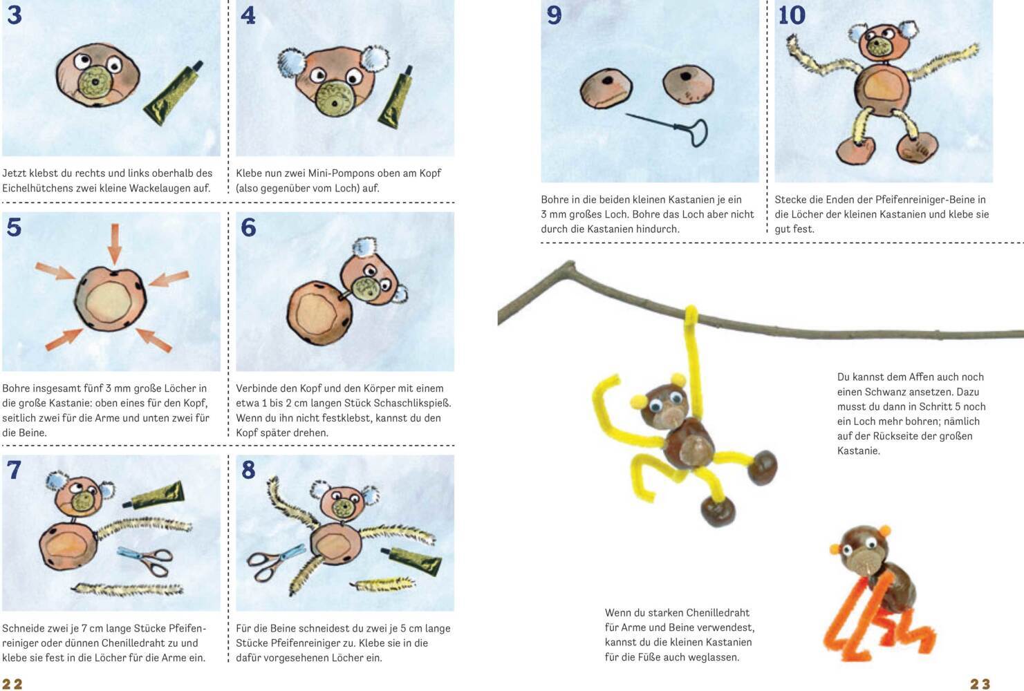 Bild: 9783809434856 | Lustige Kastanienfiguren für kleine Künstler | Norbert Pautner | Buch