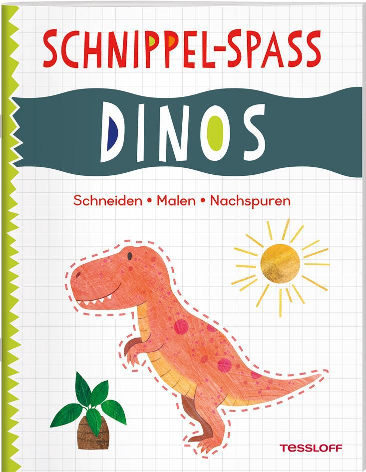 Cover: 9783788646806 | Schnippel-Spaß. Dinos. Schneiden - Malen - Nachspuren | Amanda Lott