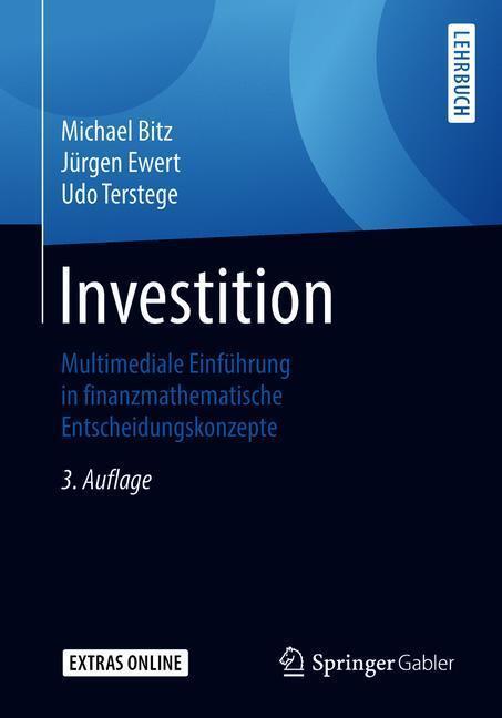 Cover: 9783658224653 | Investition | Michael Bitz (u. a.) | Taschenbuch | Springer Gabler