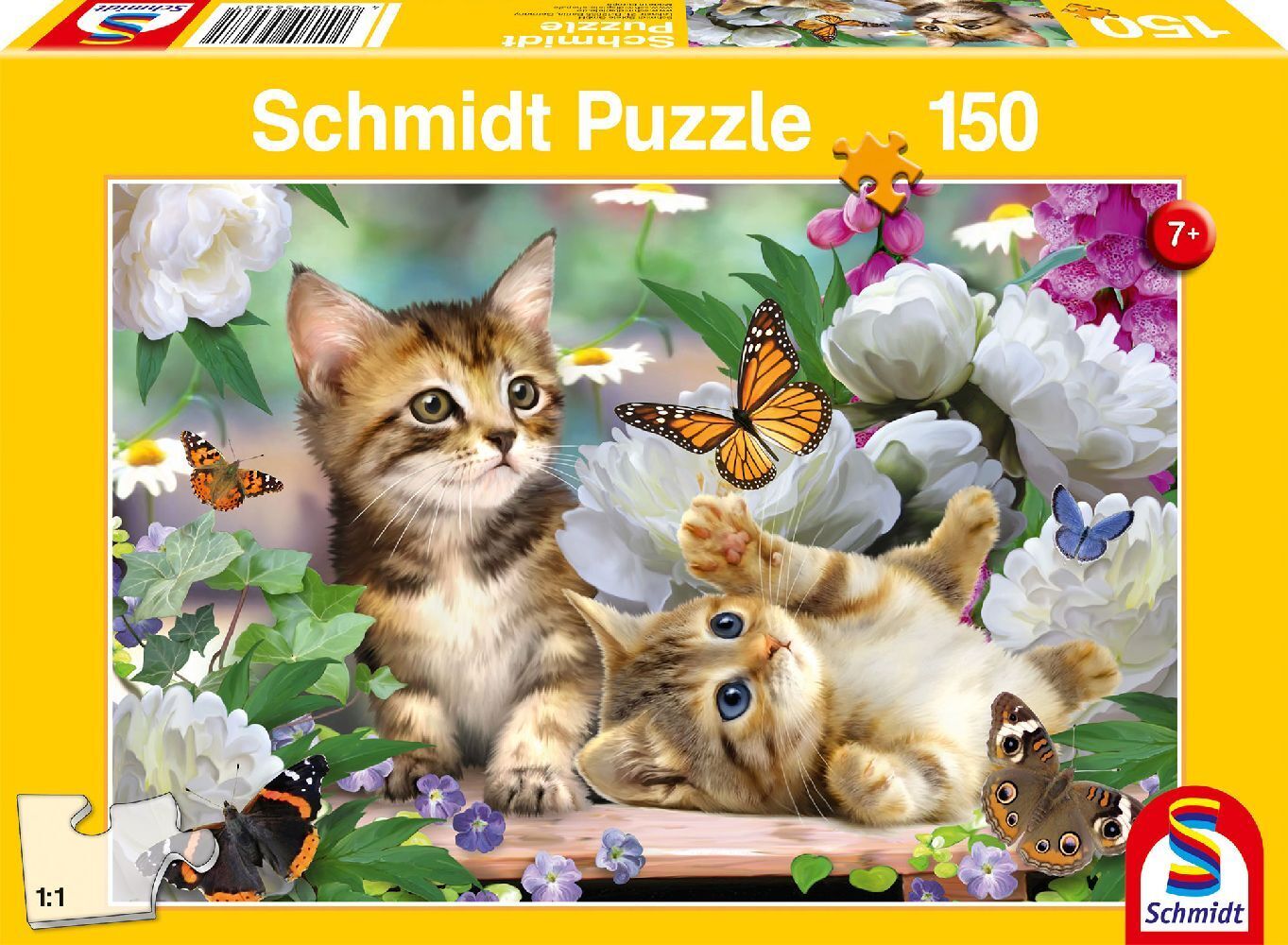 Cover: 4001504564681 | Verspielte Katzenbabys | Kinderpuzzle Standard 150 Teile | Spiel
