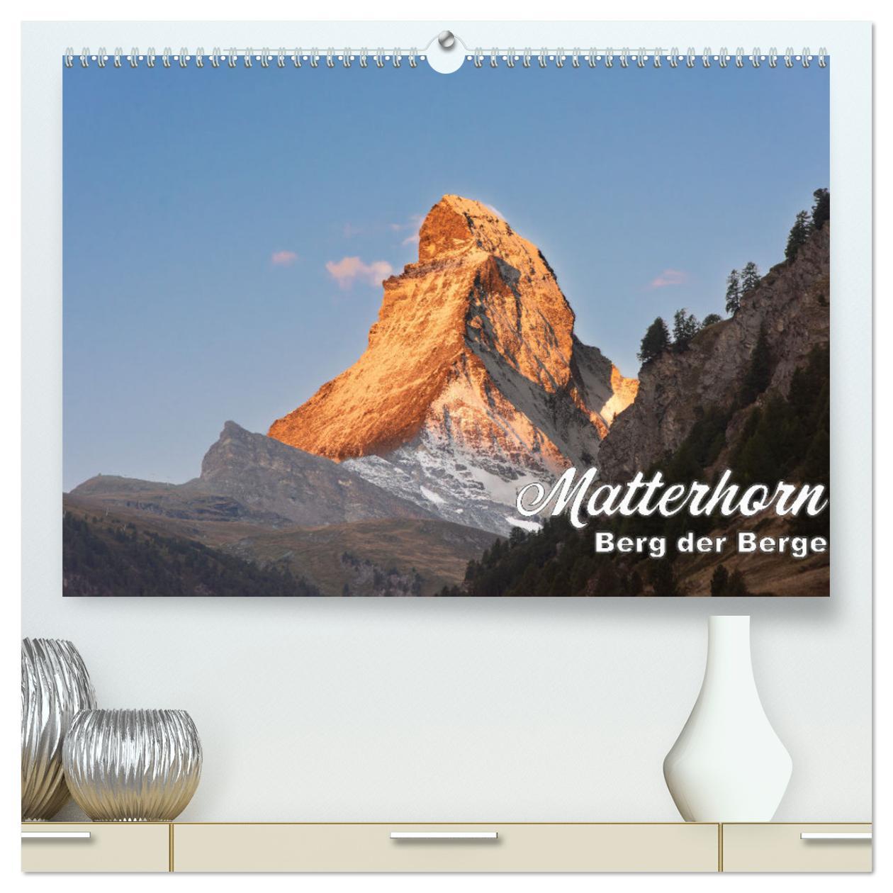 Cover: 9783435537914 | Matterhorn - Berg der Berge (hochwertiger Premium Wandkalender 2025...