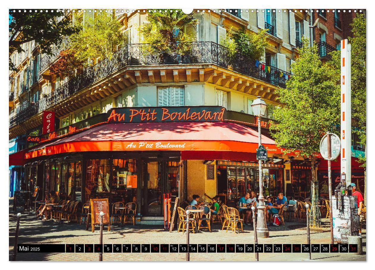 Bild: 9783435365890 | Paris Bistros (Wandkalender 2025 DIN A2 quer), CALVENDO Monatskalender