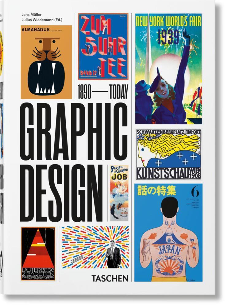 Cover: 9783836588072 | The History of Graphic Design. 40th Ed. | Jens Müller | Buch | 2024