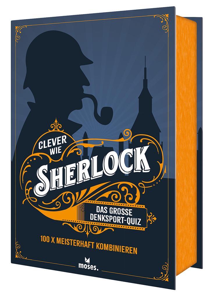 Cover: 9783897774599 | Clever wie Sherlock | Das große Denksport-Quiz | Elke Vogel | Spiel