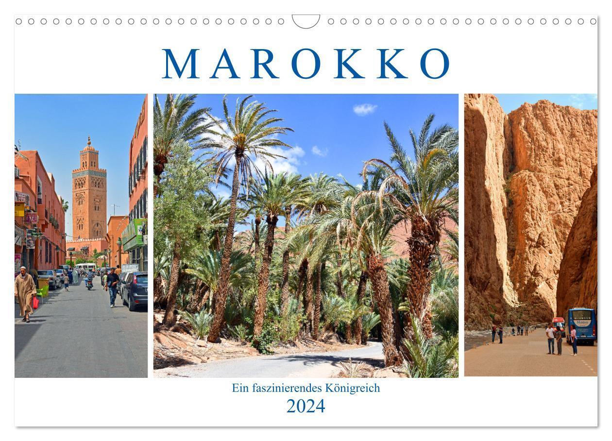 Cover: 9783383726514 | MAROKKO, ein faszinierendes Königreich (Wandkalender 2024 DIN A3...