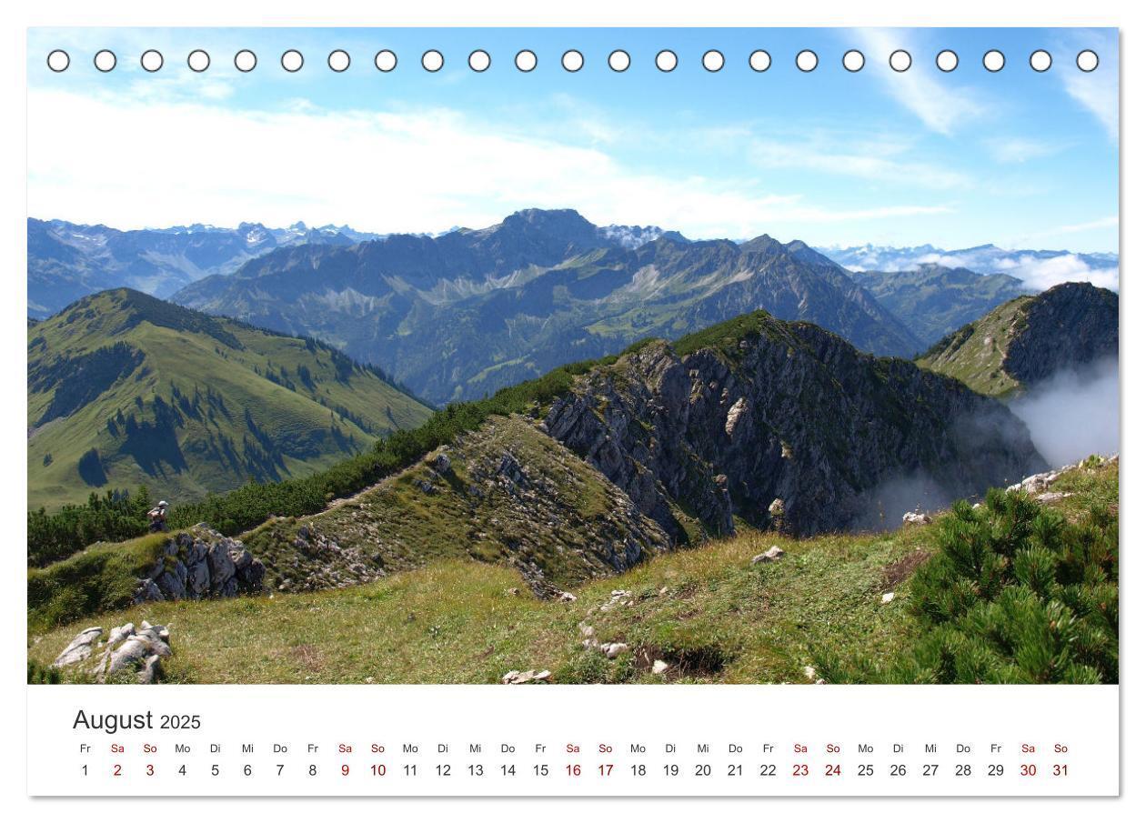 Bild: 9783383988691 | Bergerlebnisse im Tannheimer Tal (Tischkalender 2025 DIN A5 quer),...