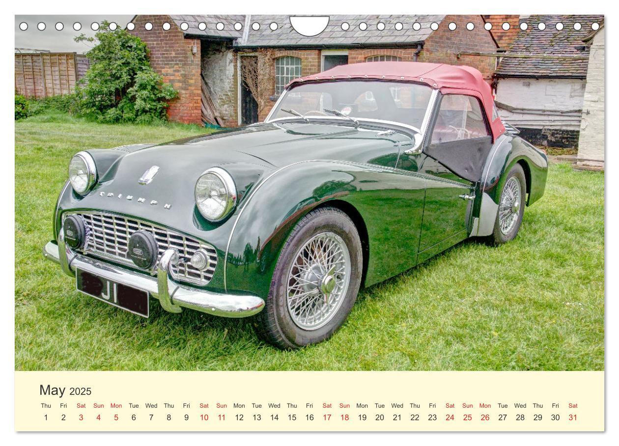 Bild: 9781325937387 | Iconic British Cars (Wall Calendar 2025 DIN A4 landscape), CALVENDO...