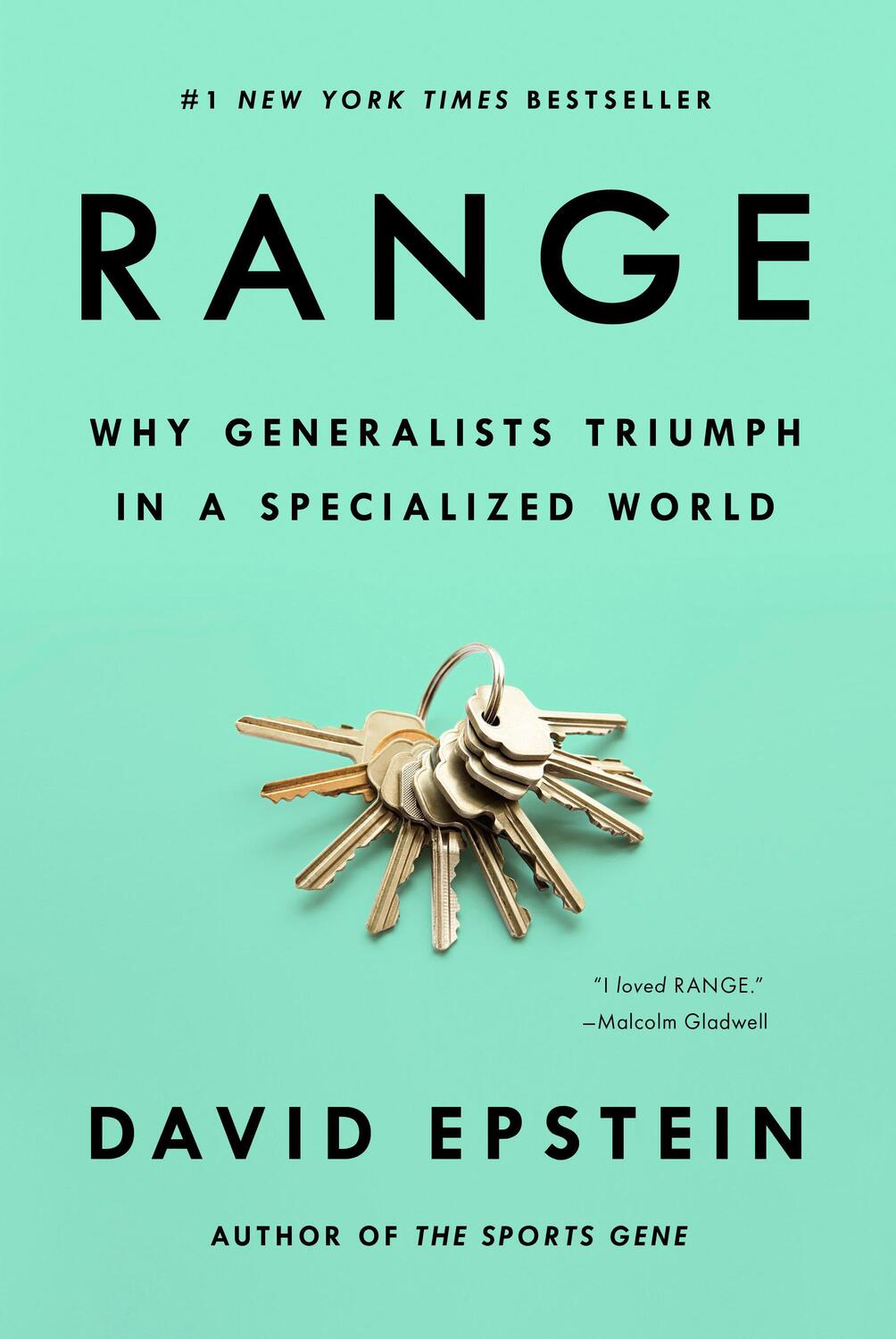 Cover: 9780735214484 | Range: Why Generalists Triumph in a Specialized World | David Epstein