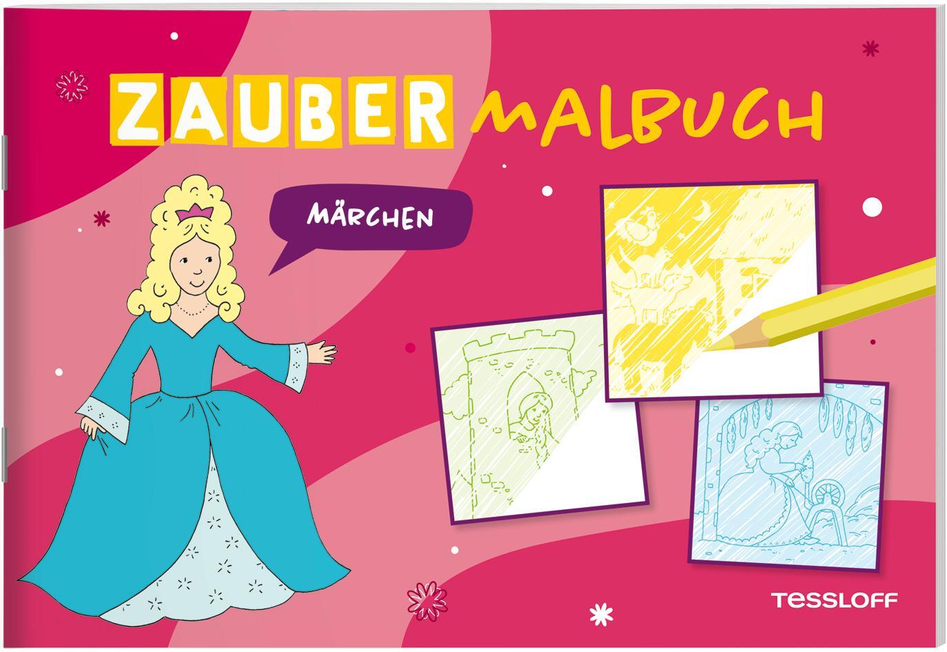 Cover: 9783788645502 | Zaubermalbuch. Märchen | Mit magischen Zauberseiten | Broschüre | 2023