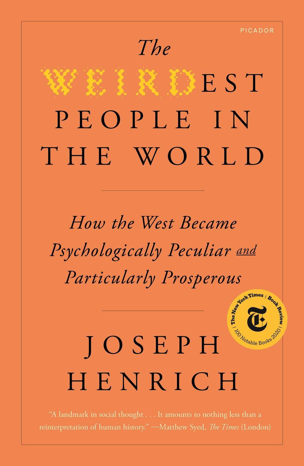 Cover: 9781250800077 | The Weirdest People in the World | Joseph Henrich | Taschenbuch | 2021
