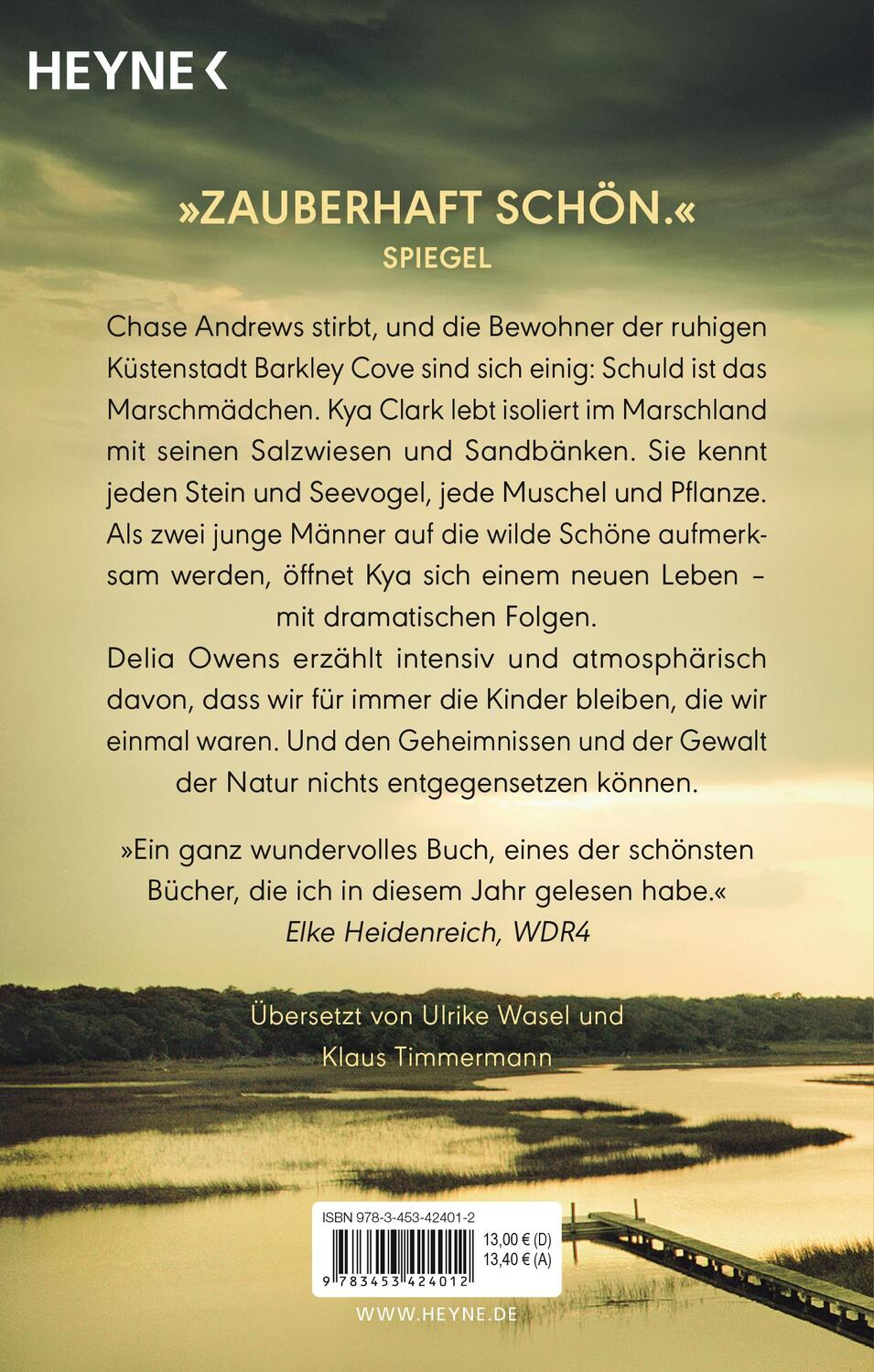Bild: 9783453424012 | Der Gesang der Flusskrebse | Delia Owens | Taschenbuch | 464 S. | 2021