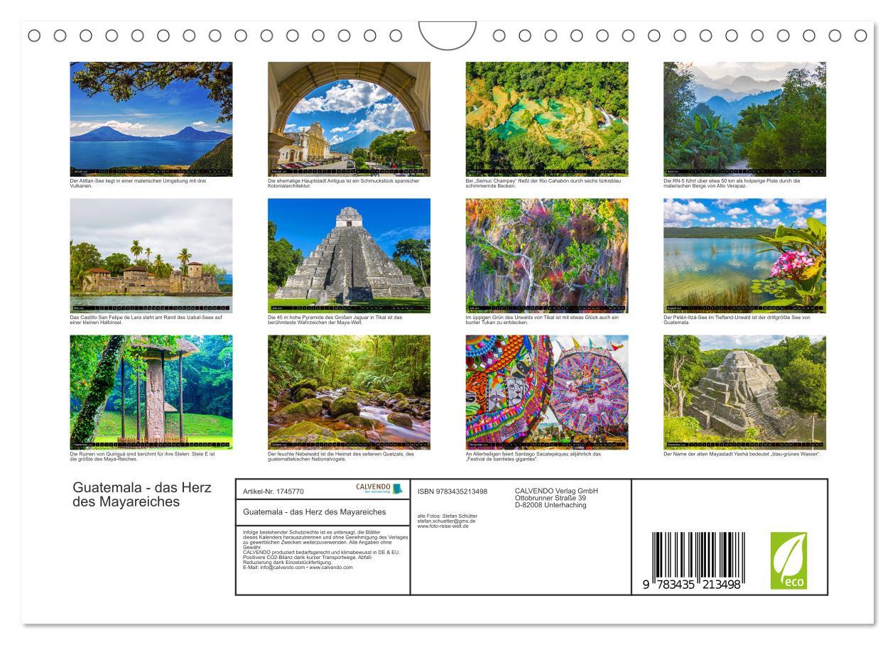 Bild: 9783435213498 | Guatemala - das Herz des Mayareiches (Wandkalender 2025 DIN A4...