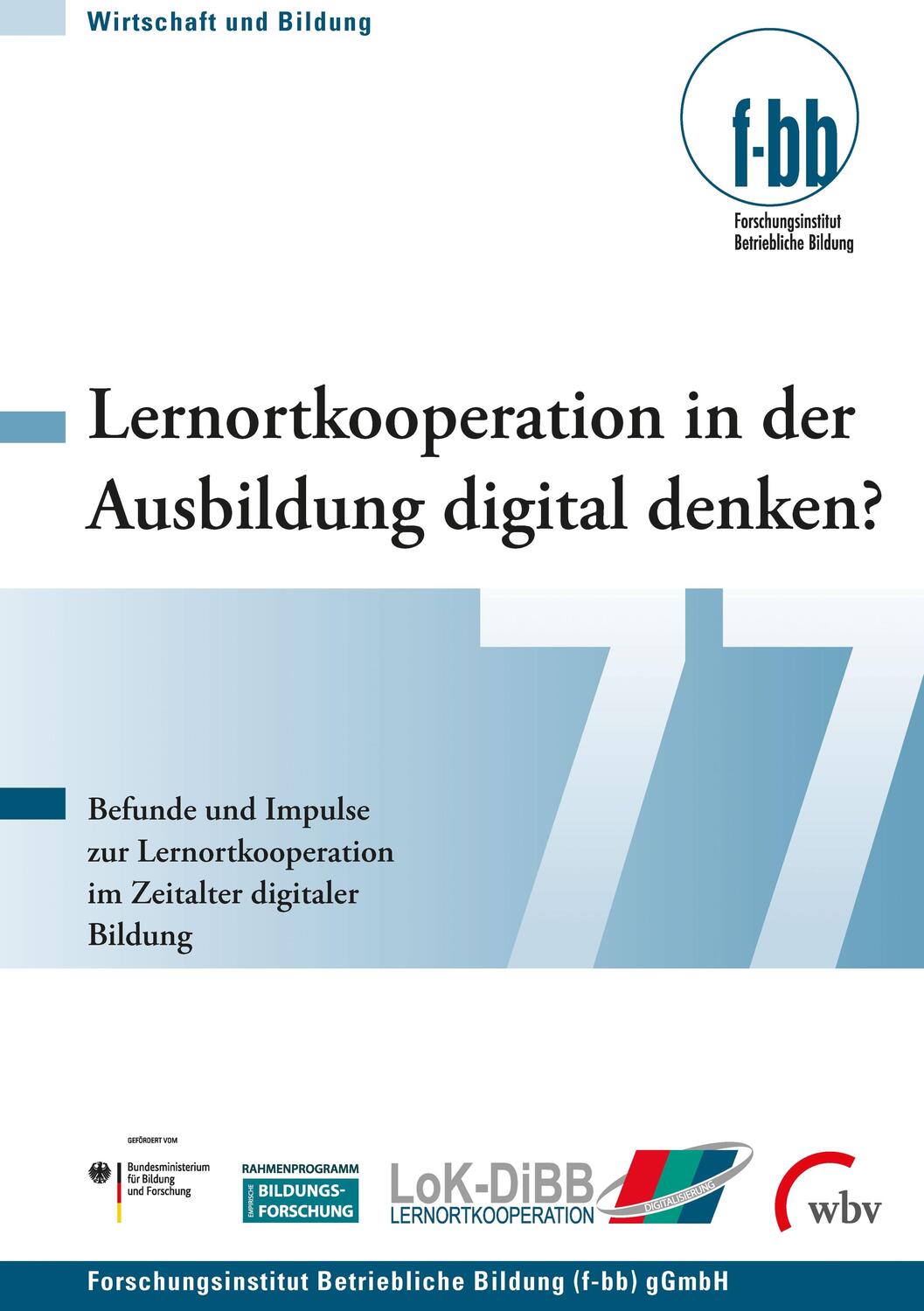 Cover: 9783763971671 | Lernortkooperation in der Ausbildung digital denken? | Taschenbuch