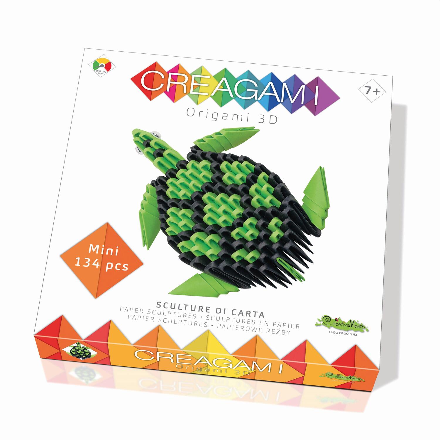 Cover: 8032591787529 | CREAGAMI - Origami 3D Schildkröte 134 Teile | Creagami | Spiel | 2023