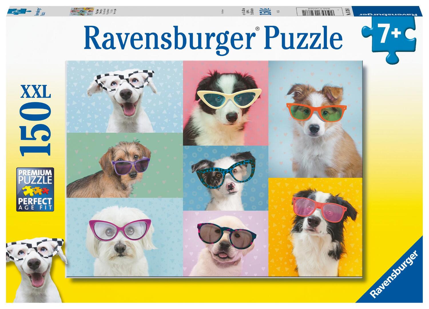 Cover: 4005556132881 | Ravensburger Kinderpuzzle - Witzige Hunde - 150 Teile Puzzle für...