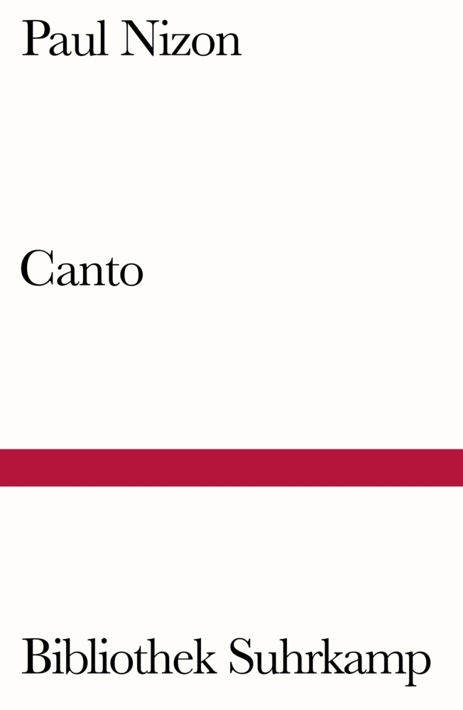 Cover: 9783518241653 | Canto | Paul Nizon | Taschenbuch | 248 S. | Deutsch | 2019 | Suhrkamp