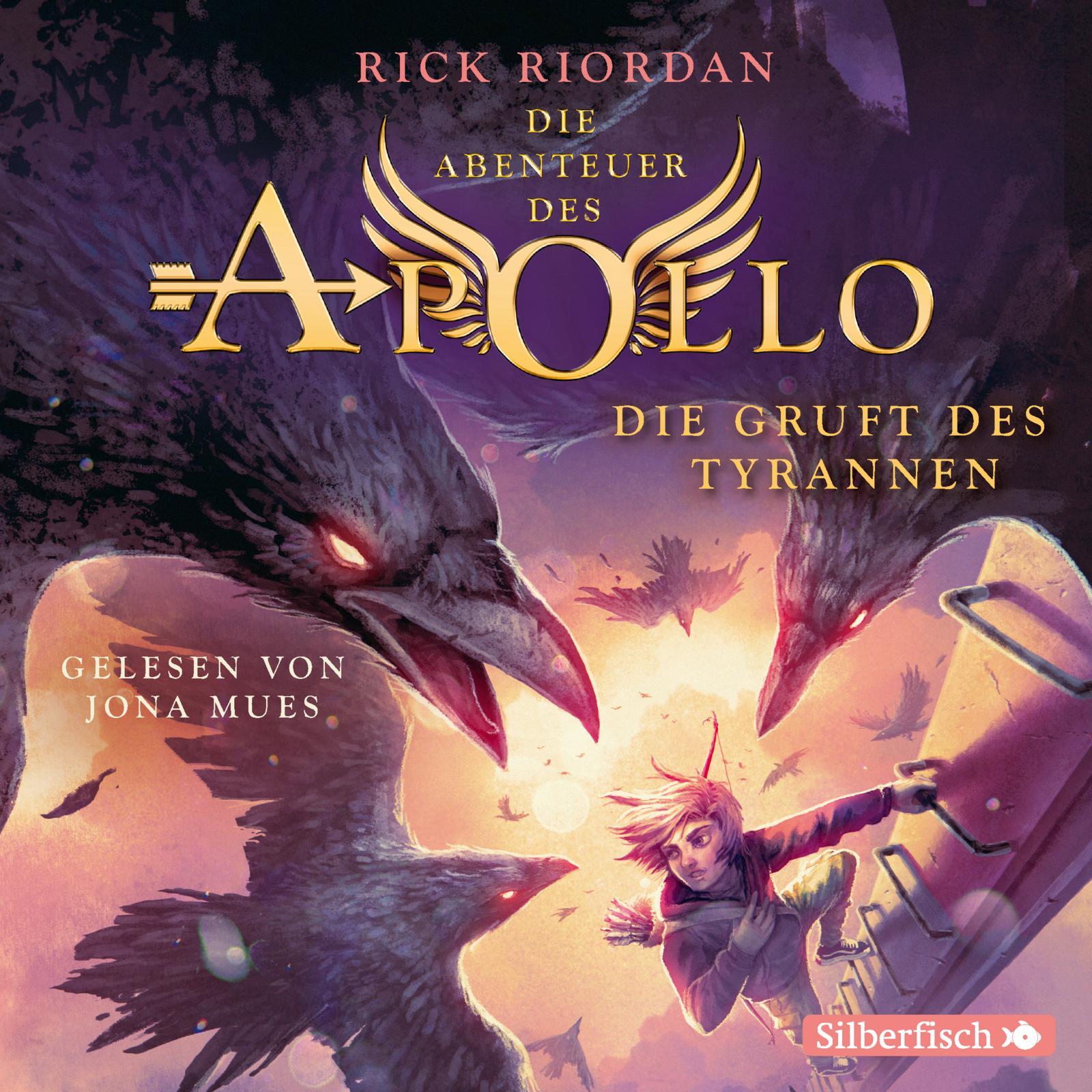 Cover: 9783745601527 | Die Abenteuer des Apollo 4: Die Gruft des Tyrannen | 6 CDs | Riordan