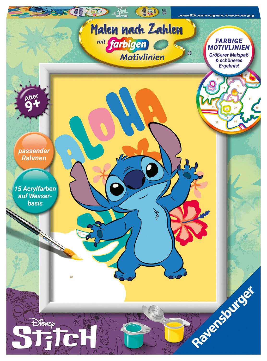 Cover: 4005556237678 | Ravensburger - Malen nach Zahlen 23767 - Disney Stitch - Kinder ab...