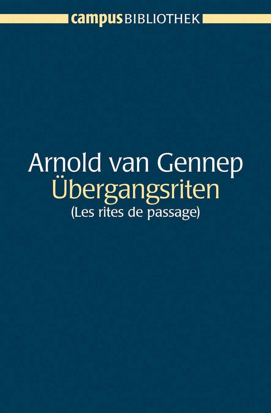 Cover: 9783593378367 | Übergangsriten | (Les rites de passage) | Arnold van Gennep | Buch