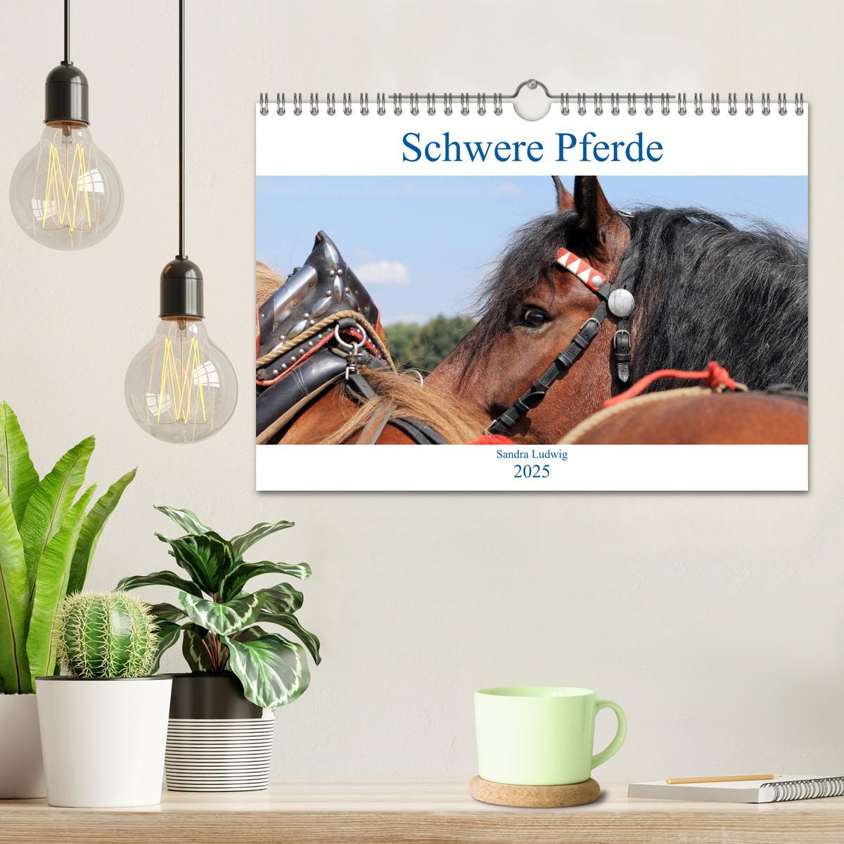 Bild: 9783435397402 | Schwere Pferde 2025 (Wandkalender 2025 DIN A4 quer), CALVENDO...