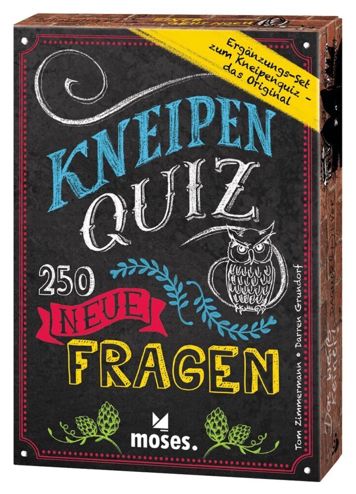 Cover: 4033477906007 | Kneipenquiz -250 Nagelneue Fragen | 3. Ergänzungsset | Spiel | 90600