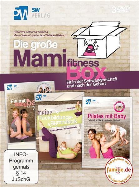 Cover: 9783942177108 | Die große Mamifitness-Box, 3 DVDs | Jana Wetterau-Kliebisch (u. a.)