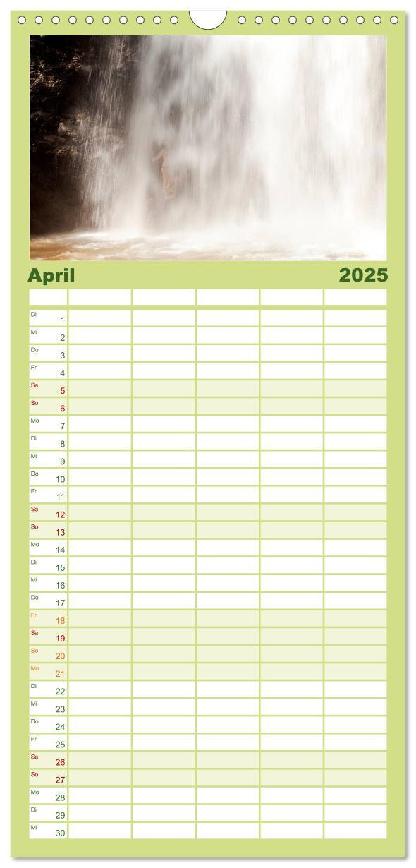 Bild: 9783457126639 | Familienplaner 2025 - Costa Rica mit 5 Spalten (Wandkalender, 21 x...