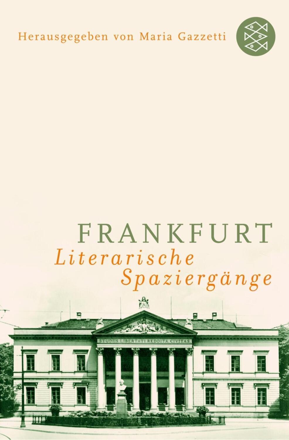 Cover: 9783596169351 | Frankfurt: Literarische Spaziergänge | Taschenbuch | 208 S. | Deutsch