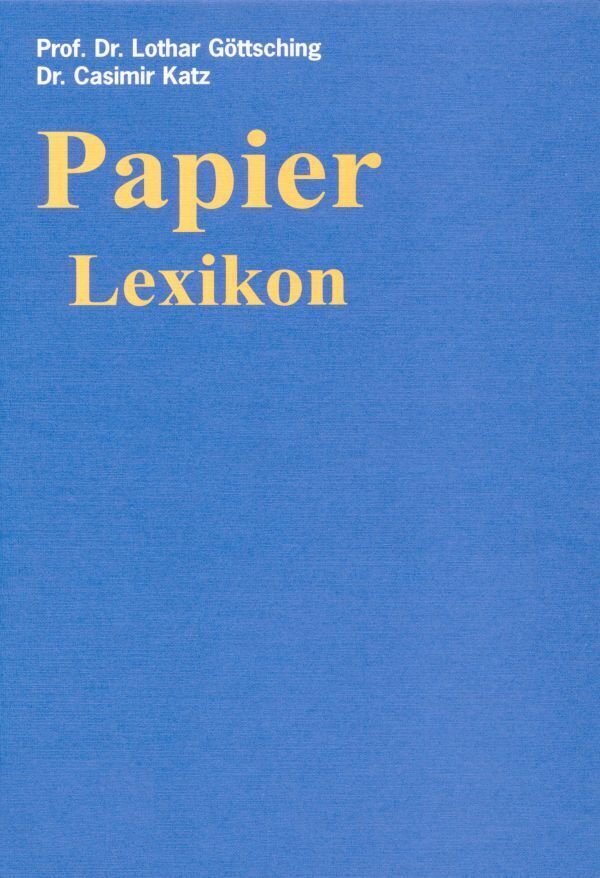Cover: 9783886400805 | Papier-Lexikon, 3 Bde. | Lothar Göttsching (u. a.) | Buch | In Schuber