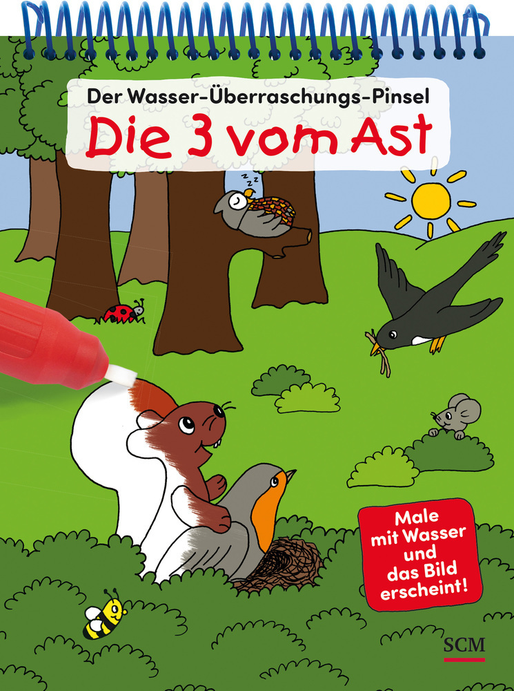 Cover: 9783417288766 | Der Wasser-Überraschungs-Pinsel - Die Drei vom Ast | Eckart Zur Nieden