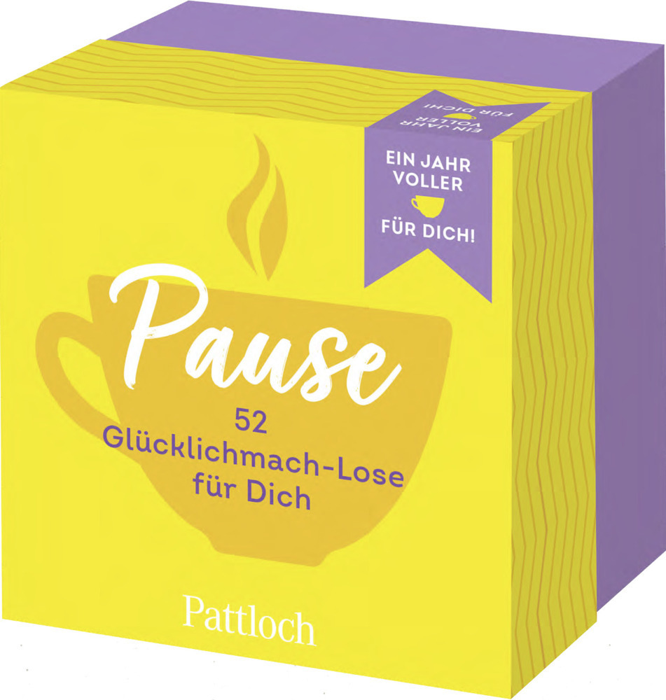 Cover: 4260308344077 | PAUSE - 52 Glücklichmach-Lose für dich | Pattloch Verlag | Box | 52 S.