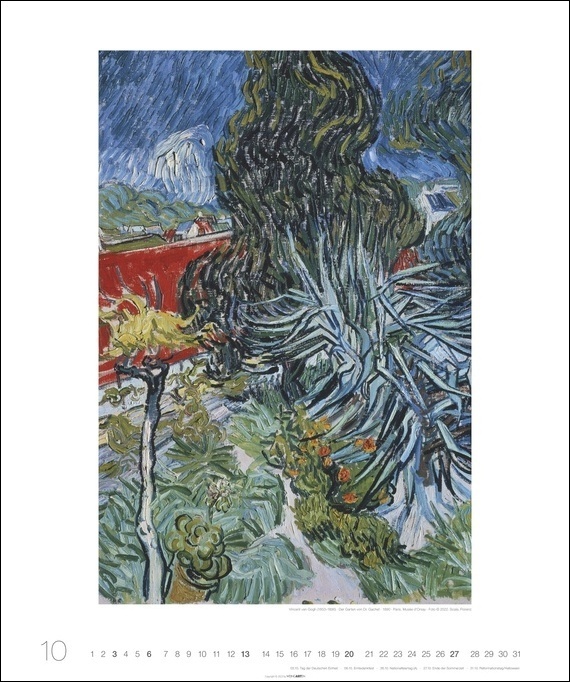 Bild: 9783840084980 | Vincent van Gogh Edition Kalender 2024. Kunstvoller Wandkalender...