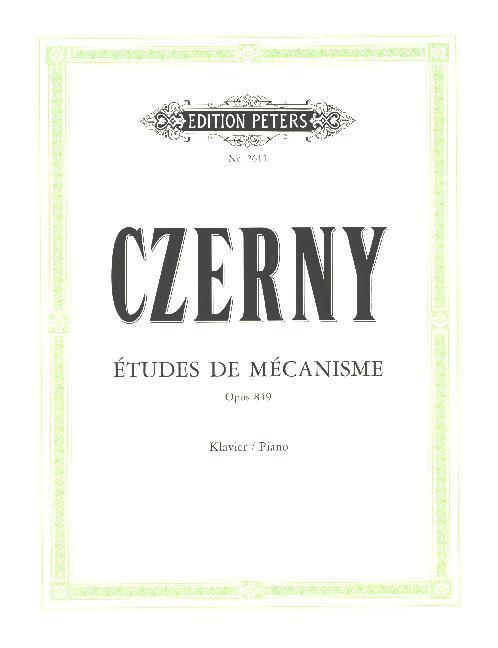 Cover: 9790014012069 | Études de Mécanisme op. 849 | Carl Czerny | Broschüre | Deutsch