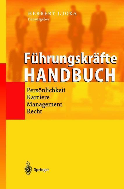 Cover: 9783642631450 | Führungskräfte-Handbuch | Herbert Joka | Taschenbuch | Paperback | xii