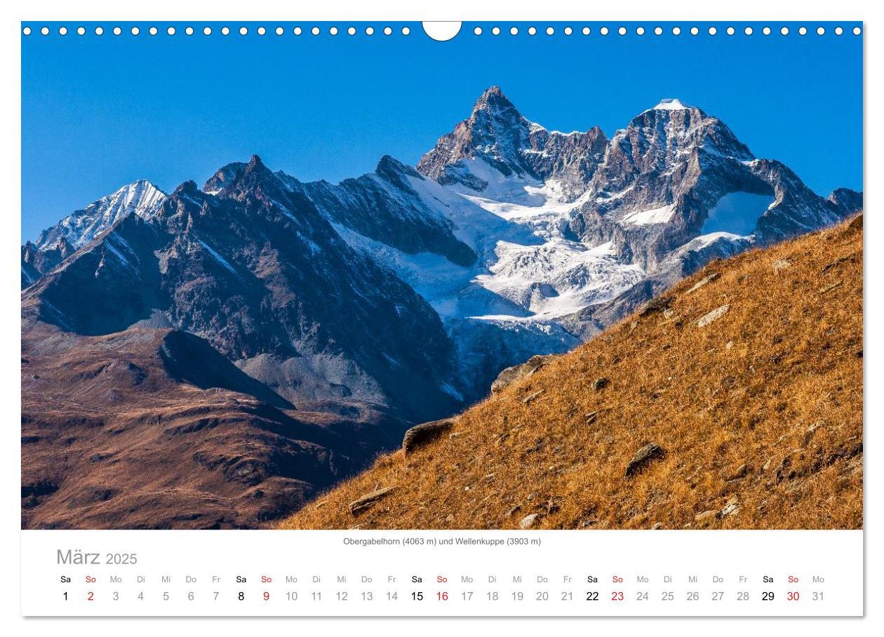 Bild: 9783435498277 | Walliser Alpen ¿ Europas »kleiner« Himalaya (Wandkalender 2025 DIN...