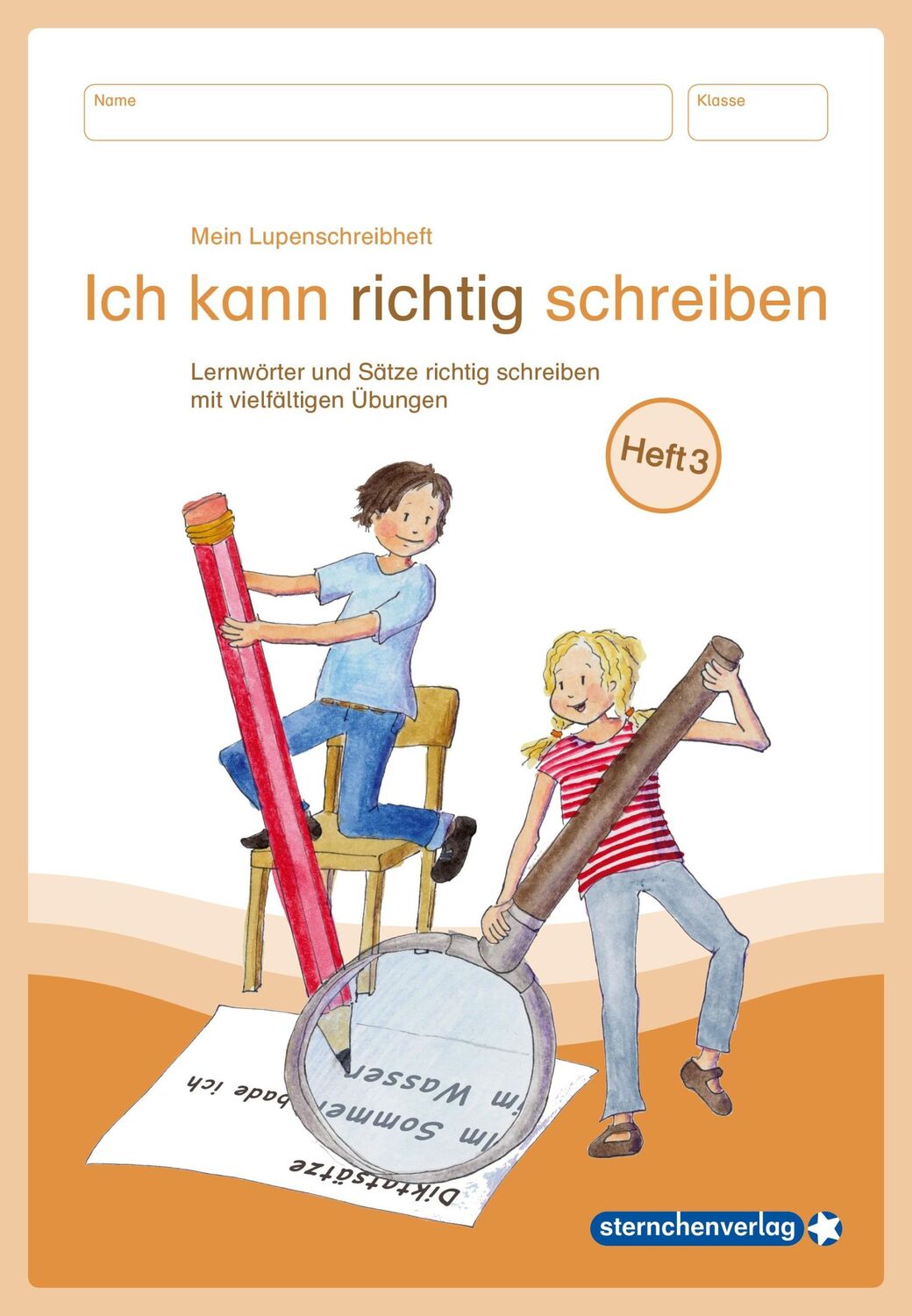 Cover: 9783946904946 | Mein Lupenschreibheft 3 - Ich kann richtig schreiben - | Langhans