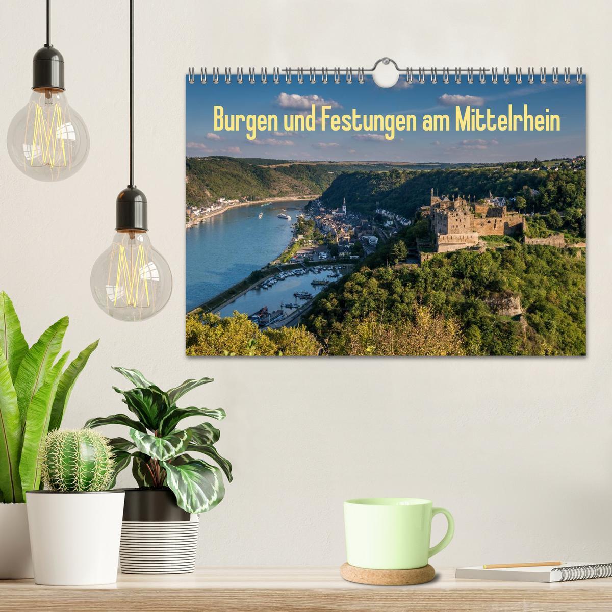 Bild: 9783435533428 | Burgen und Festungen am Mittelrhein (Wandkalender 2025 DIN A4...