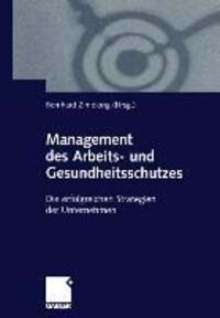 Cover: 9783409117364 | Management des Arbeits- und Gesundheitsschutzes | Bernhard Zimolong