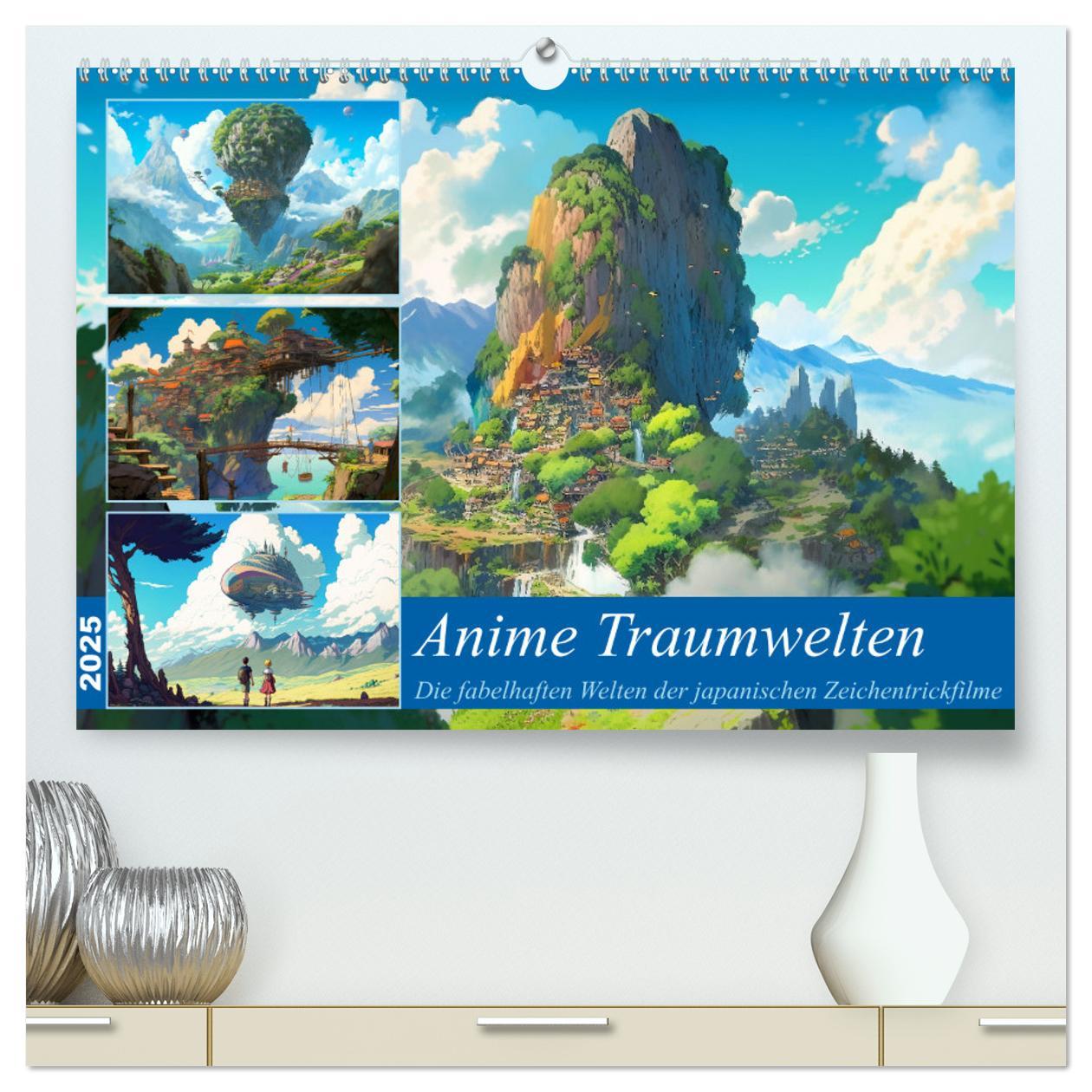 Cover: 9783383904950 | Anime Traumwelten (hochwertiger Premium Wandkalender 2025 DIN A2...