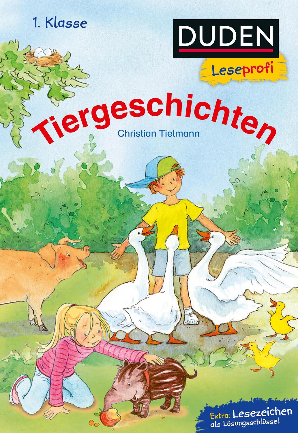 Cover: 9783737334198 | Duden Leseprofi - Tiergeschichten, 1. Klasse | Christian Tielmann