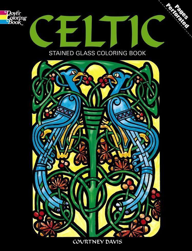 Cover: 9780486274560 | Davis, C: Celtic Stained Glass Coloring Book | Courtney Davis | 1993