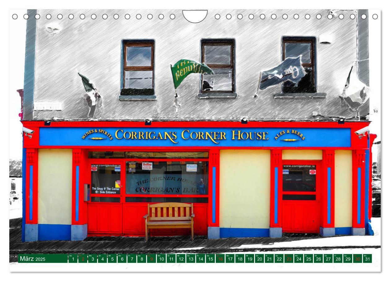 Bild: 9783435249978 | Irish Pubfronts - Irlands urige Kneipen (Wandkalender 2025 DIN A4...