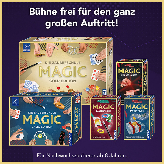 Bild: 4002051698232 | Die Zauberschule Magic, Gold Edition | Mit 130 Tricks und Illusionen
