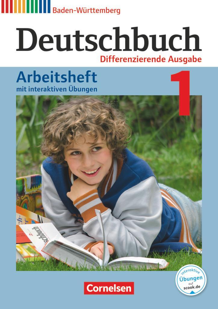 Cover: 9783060673704 | Deutschbuch Band 1: 5. Schuljahr zum Bildungsplan 2016. Realschule...