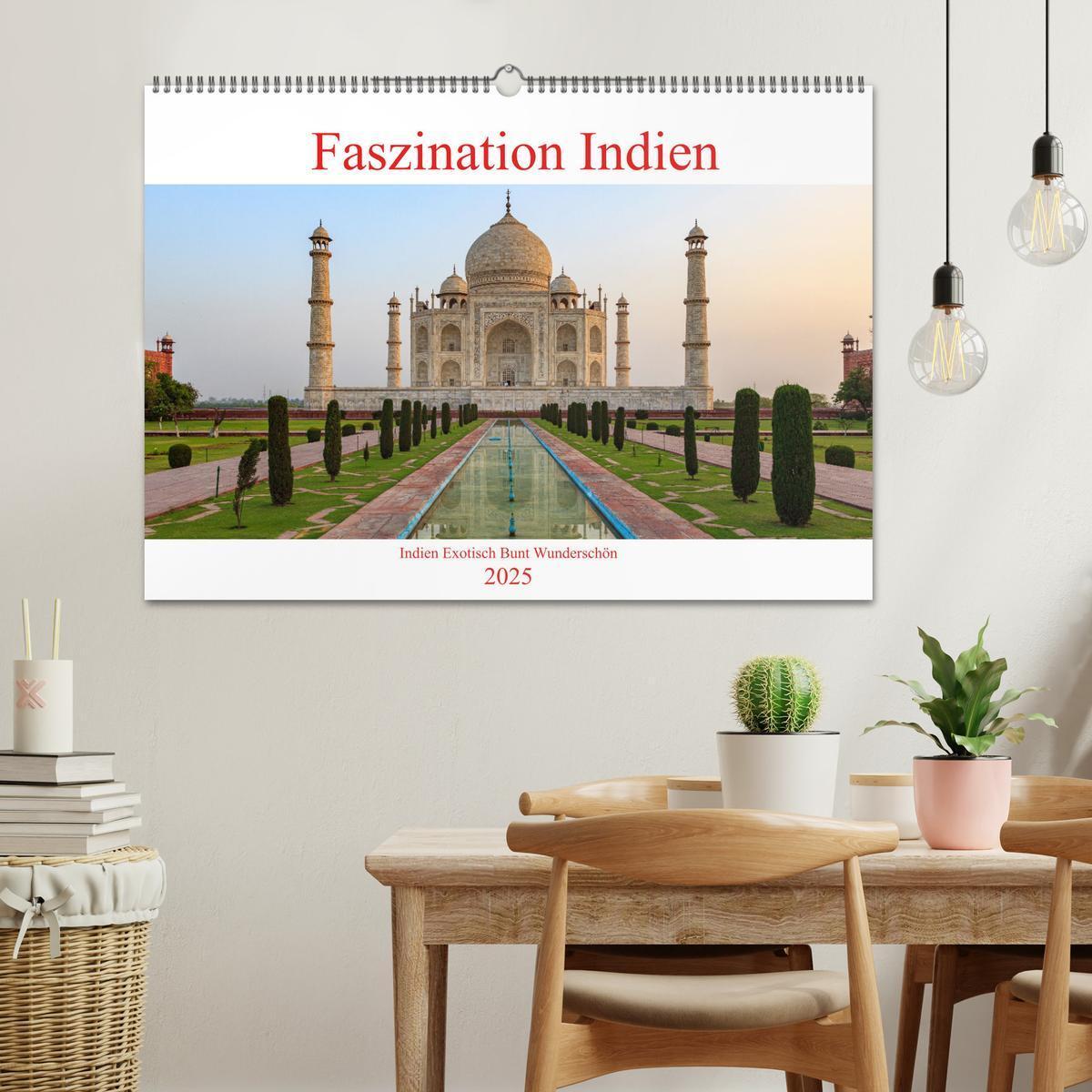 Bild: 9783435050246 | Faszination Indien (Wandkalender 2025 DIN A2 quer), CALVENDO...