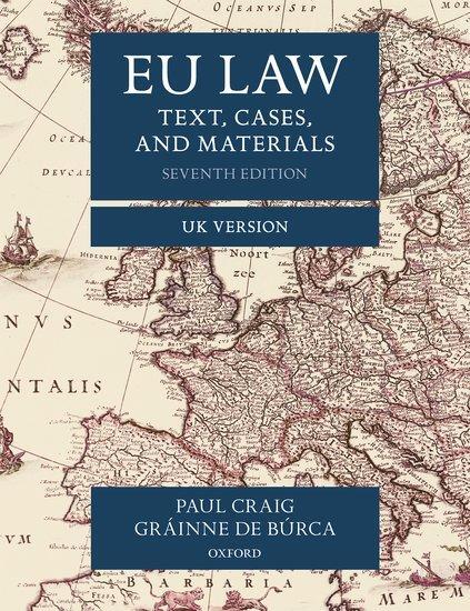 Cover: 9780198859840 | EU Law | Text, Cases, and Materials UK Version | Burca (u. a.) | Buch