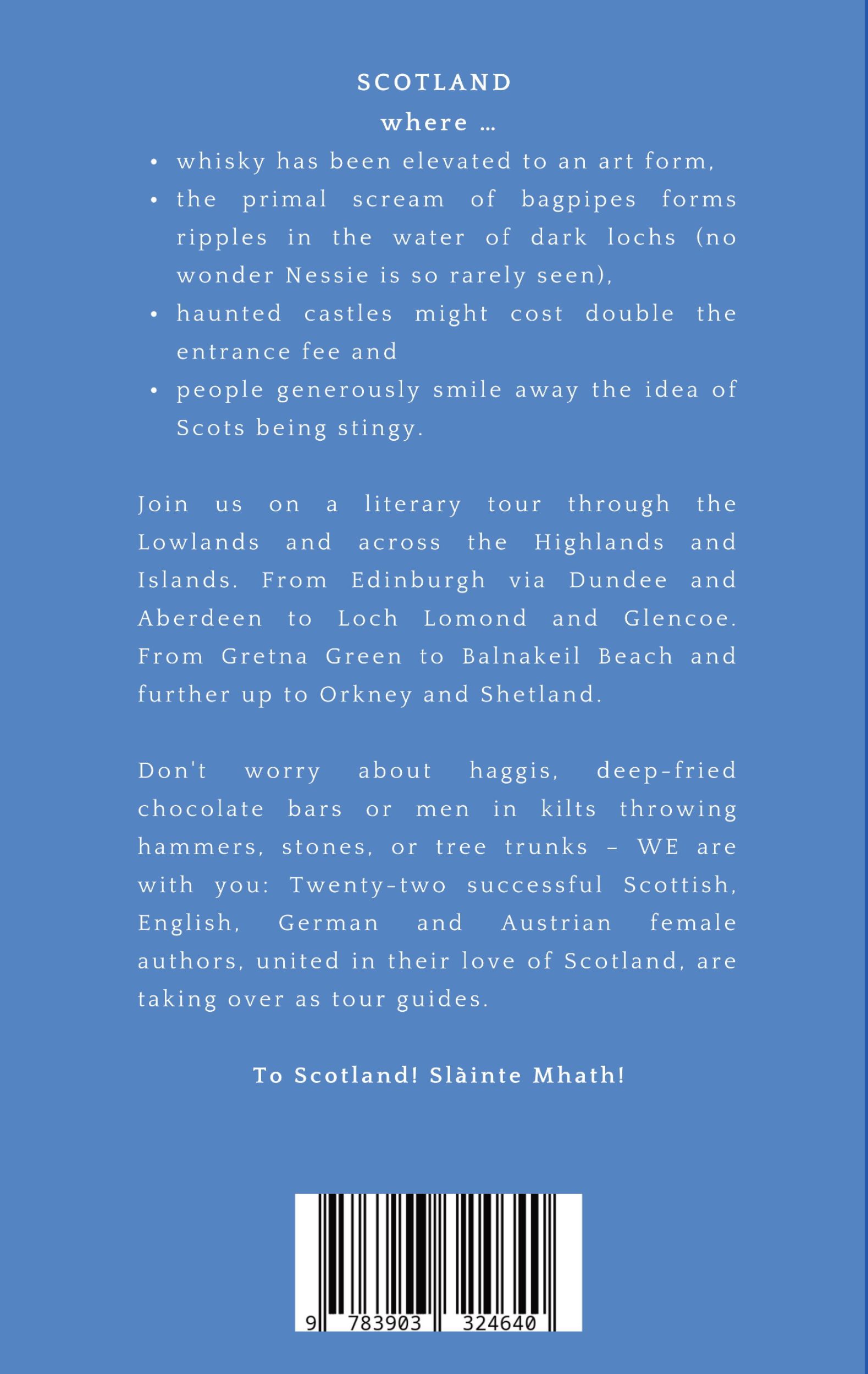 Rückseite: 9783903324640 | Slàinte Mhath (English edition) | A Literary Tour Around Scotland