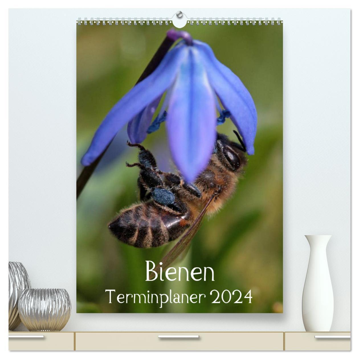 Cover: 9783383349973 | Bienen-Terminplaner 2024 (hochwertiger Premium Wandkalender 2024...