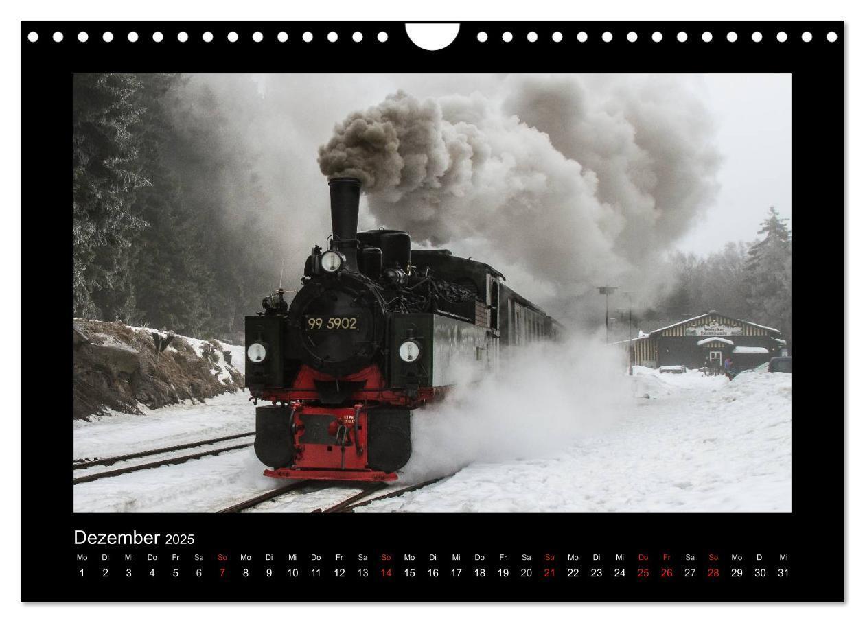 Bild: 9783435674480 | Dampferlebnis im Harz (Wandkalender 2025 DIN A4 quer), CALVENDO...